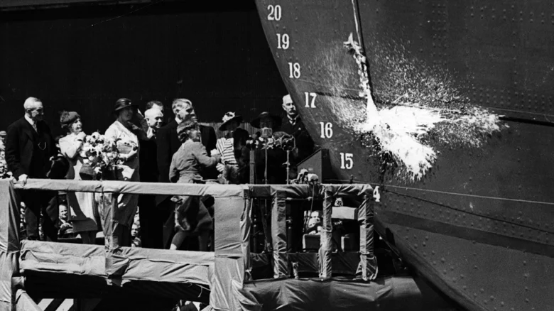 I believe this is customary at this stage. Christening a ship